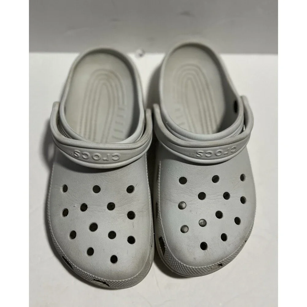 Crocs Classic Clog Unisex Adults Slip-On Mens 7 And 9 Women White Color